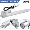 JQDML 12V High Speed Linear Actuator - 4 Inch Stroke,