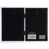 Sixtrees Cambourne 3-400-04 Black Metal Folding Photo Frame for two