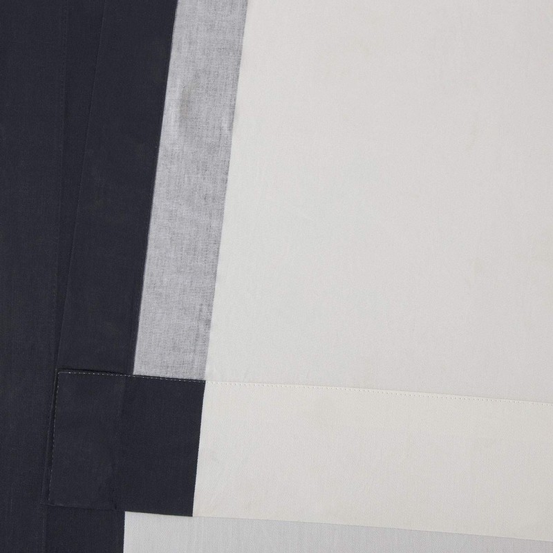 HPD Half Price Drapes Grommet Printed Cotton Curtains for Living