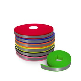 Regal Dog Products Biothane Beta 520 Reflective - Light Green - GN 528 Coated Webbing Beta Biothane Roll | 3/4 Inch x 25 Feet | Waterproof Biothane Strap | Super Heavy Duty