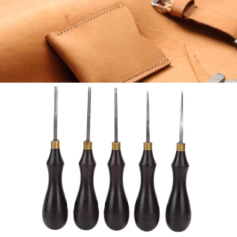 Leather Edge Beveller, Professional Leather Edge Beveller Steel Blade Ebony