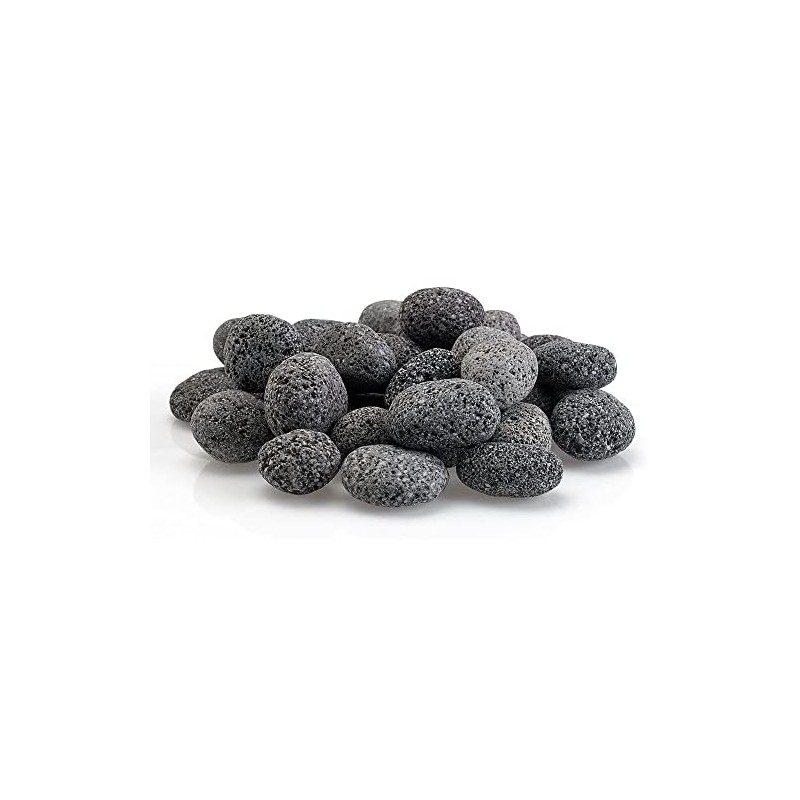 American Fireglass Small Gray Lava Stone (1/2" - 1") 10