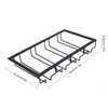 Black Wine Glass Storage Rack Organizer Hanger Holder Kitchen Bar
