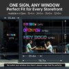 Katemily 15"x4" Programmable LED Sign for Storefronts, Bluetooth APP Control,