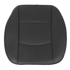 PU Leather Car Replacement Seat Cushion Pad Front Seat Protector Mat Cover for 4 Door Sedan SUVBlack