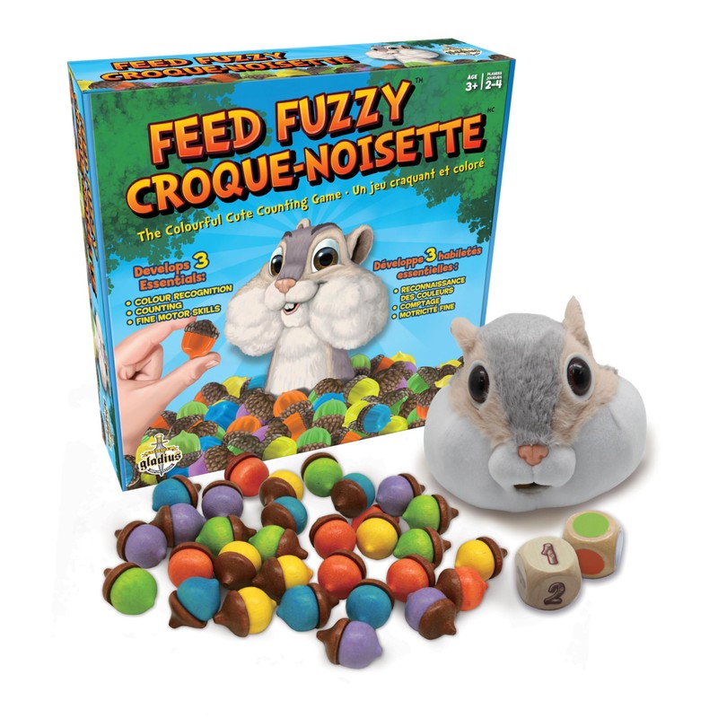 Gladius Feed Fuzzy - A Nut-Gathering Game for Kids, Encourages
