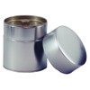 KOTODO Silver Tea Tin Canister (Wide type 5.3oz (150g))