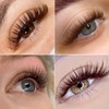ALLOVE Colored Eyelash Extension Super Easy Fan Brown Volume Lash