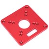 Router Table Insert Plate Woodworking Aluminum Alloy 6061 Anodic Oxidation