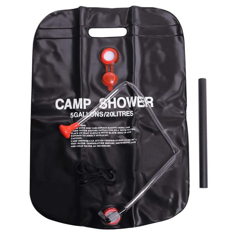 TRIXES 2 x 20 Ltr Camping Shower - Portable Solar
