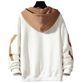 Moshtashio Hoodie, Men's Hoodie Long Sleeve, Sweatshirts, Basic Pullover, Classic Men's Sweat Jacket, Unisex, Casual, Spring, Autumn, Winter, White