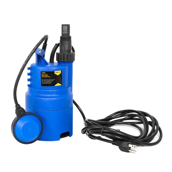 EZ Travel Collection Submersible Pool Draining Water Pump (1,580 Gallons Per Hour)
