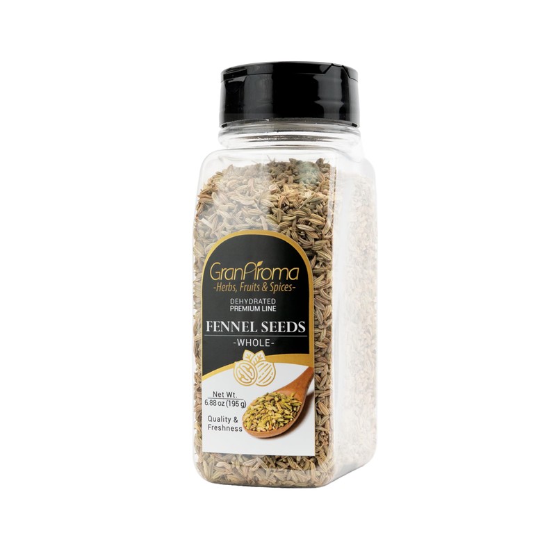 GranAroma Fennel Seeds, Whole Seeds, Light Flavor, Cooking & Baking