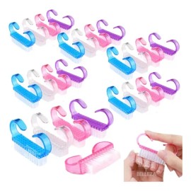 24 Cepillos Para Manicure Elimina Residuos Quita Polvo Uñas