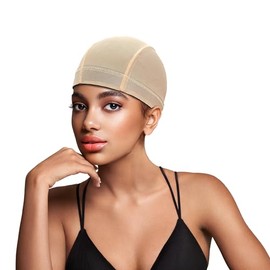TouchUps Mesh Dome Wig Cap For Wig Making Stretchable Dome Lace Front Wig Cap For Women Sew-In Ready