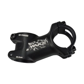 FOMTOR Wake MTB Stem 31.8 25 Degree 60 mm Bike Stem Mountain Bike Stem Short Handlebar Stem for Most Bicycle, Road Bike, MTB, BMX, Cycling (Light-weight, Black)