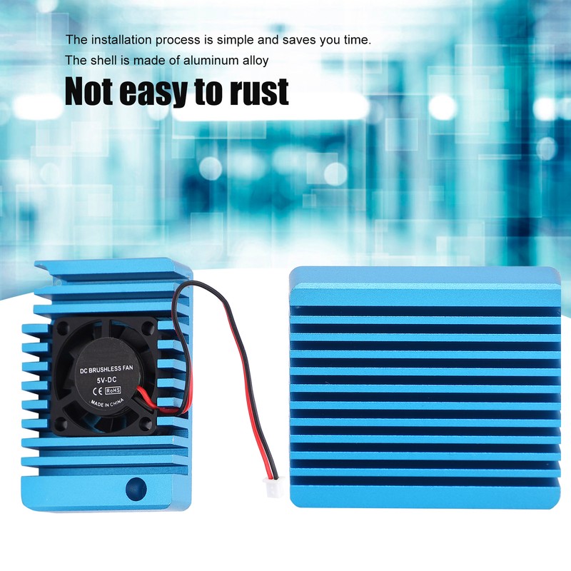 Aluminum Alloy Heat Sink Radiator with Mini Cooling Fan Heat