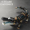 JVAVNE Animal Building Blocks Toy Set, Steampunk Crocodile Building Blocks