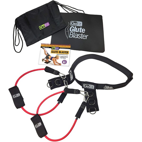 GoFit Glute Blaster Belt Kit - Resistance Workout,one Color,GF-GBB