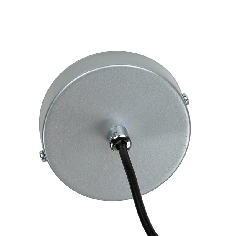 Licht-Erlebnisse Pendant Light Chrome-Plated Metal E27 Diameter 18 cm for