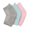 Heel moisturizing socks care breathable gel socks exfoliation heel protection Gel socks black (1 pair)