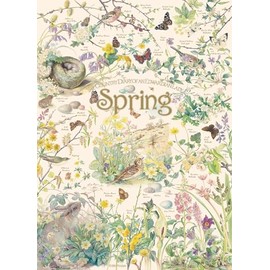 Cobble Hill 1000 Piece Puzzle - Country Diary: Spring - Sample Poster Included