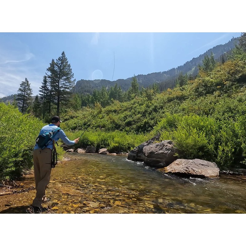 DRAGONtail Kaida zx320 Multi-Length Tenkara Pack Rod with Level Line