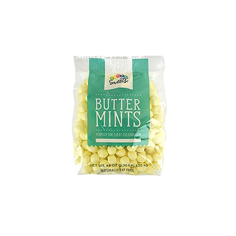 Party Sweets Yellow Buttermints, 2.75 Pound, Appx. 350 pieces from