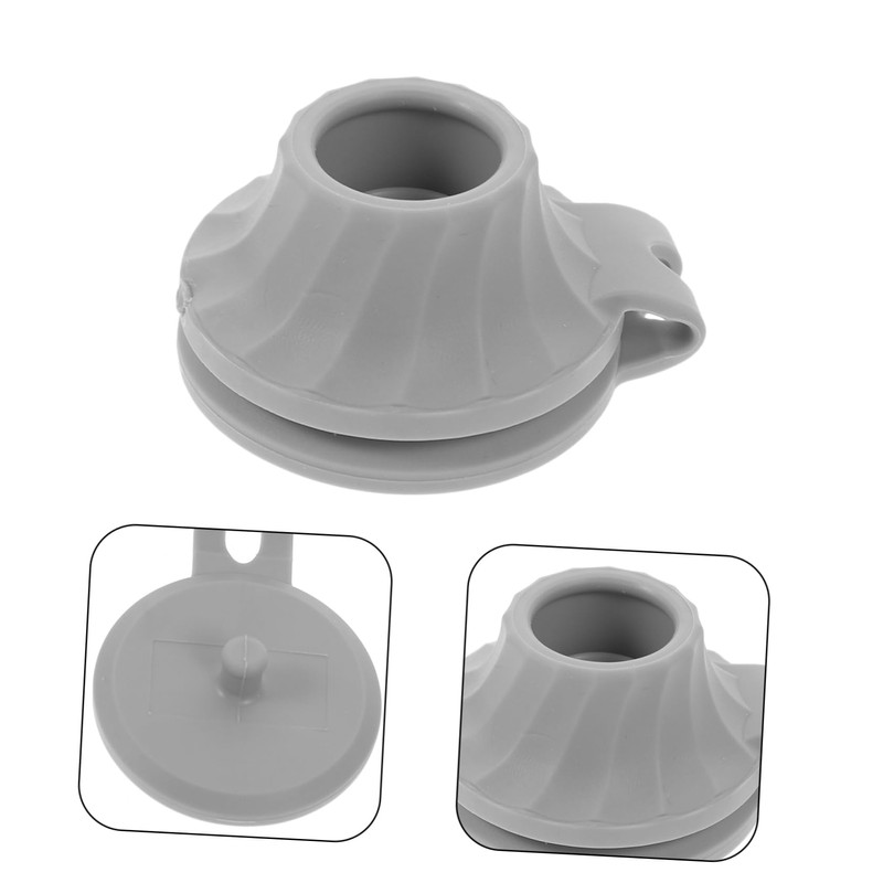 Baluue Condiment Bottle Lid Replacement 3pcs Set TPE Material Universal