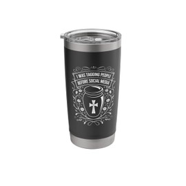 I Was Tagging People Before Social Media, Mortuary Embalmer Stainless Steel Insulated Tumbler