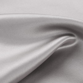 PiccoCasa Seide Kissenbezug 80x80 Kissenbezug aus 100% Seide 22 Momme kopfkissenbezug Haare und Hautpflege mit Reißverschluss & Geschenkbox Grau 80x80cm