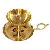 Rastogi Handicrafts Brass Aarti & Diya in One with Supported