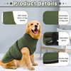 IDOMIK Dog Anxiety Calming Hoodie, Breathable Dog Jacket Vest for