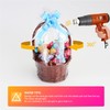 CANWUPON Shrink Wrap Bags for Gift Baskets, Clear PVC Heat