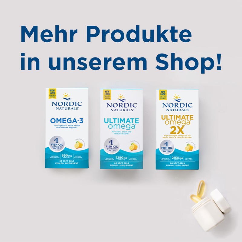 Nordic Naturals Omega-3, 690mg, Zitronengeschmack, 60 Fisch-Weichkapseln