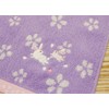 Keisui Japanese Goods Towel Handkerchief Seiyan Embroidery Rabbit Parent and