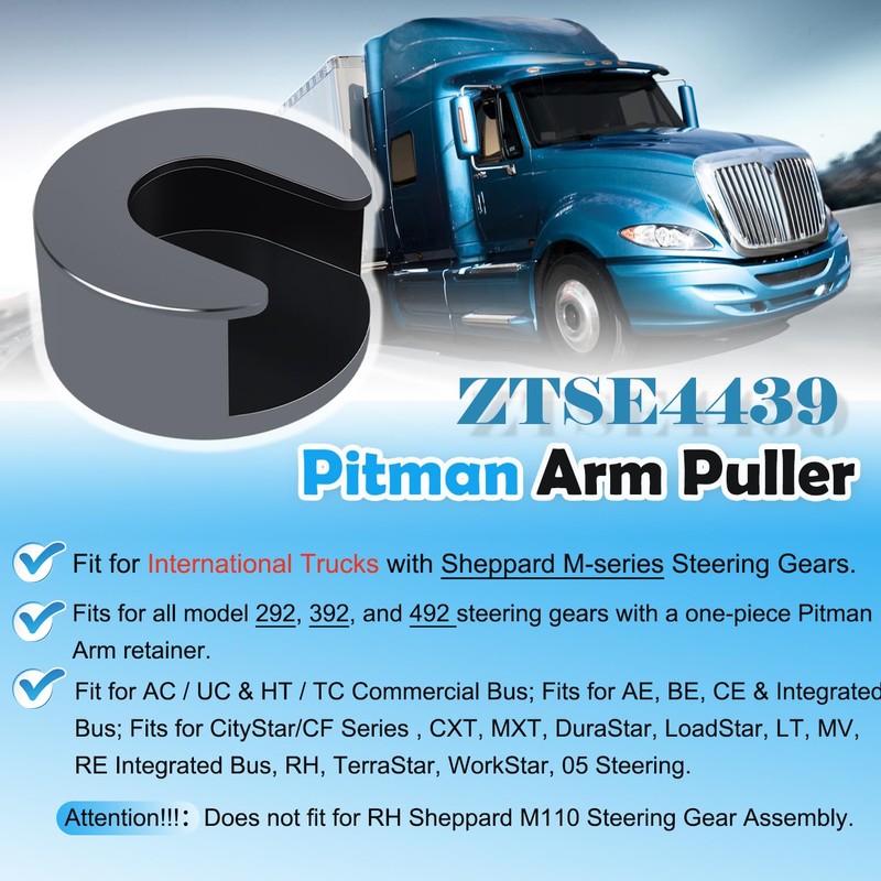 johntruck ZTSE4439 Pitman Arm Puller Removal Tool Fit for International
