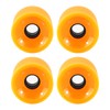 CENPEK 4 PCS 80A Matte Grit Longboard Skateboard Wheels 70x51mm