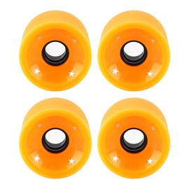CENPEK 4 PCS 80A Matte Grit Longboard Skateboard Wheels 70x51mm PU Replacement Wheels for Land Surfboards Dance Fish Boards