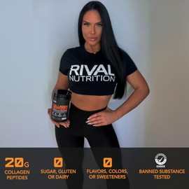 Rivalus Collagen Peptides, Unflavored, 0.66 Pound