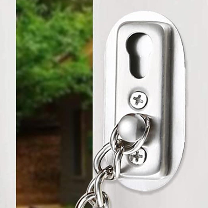 Door Security Chain Lock Stainless Steel Casting Door Lock Front