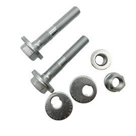 HLVEAUTO 2Pcs Eccentric Alignment Camber Bolt for Toyota RAV4 2010-2018 48409-42030 Car Rear Lower Suspension Control Arm Cam Adjust Nut Kit for Toyota Corolla iM 2017-2018 Silver