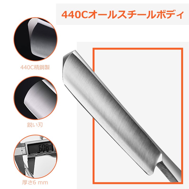 Friendship Men's Razor, Single-Blade Razor, Manual, Wooden Handle, Foldable, Professional