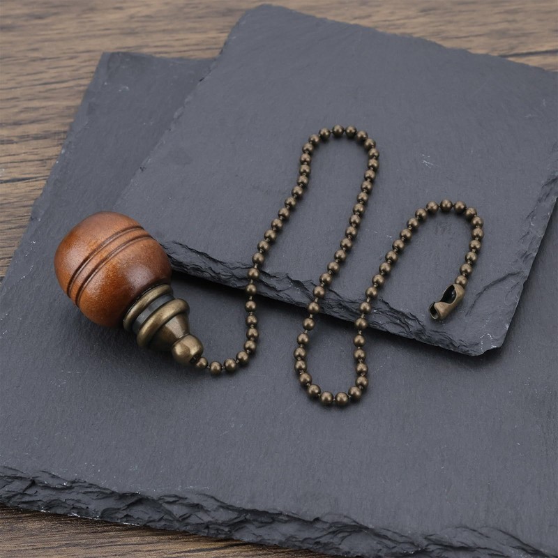 ECSiNG 3 Pieces 3.9 x 2.3 cm Decorative Wooden Pull
