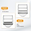 PATIKIL Ladder Lock Buckle Slider 25mm, 8 Pack Zinc Alloy