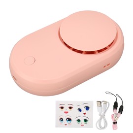 Eyelash Fan Dryer 3 Level Control No Leaf Design Quiet Mini USB Eyelashes Fan for Beauty Salon