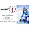 SABLUE Salt And Pepper Thumb Push Button Metal Grinder Set