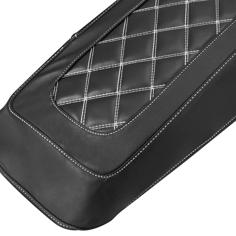 HDBUBALUS White Hard Saddle Bag Lid Bra Covers For Harley