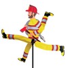 Whirligig Spinner Running Fireman 23" – Heroic Firefighter-Themed Design, Weather-Resistant