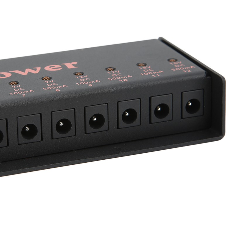 Guitar Effect Pedal Power Supply 12 Channel Isolated DC Outputs